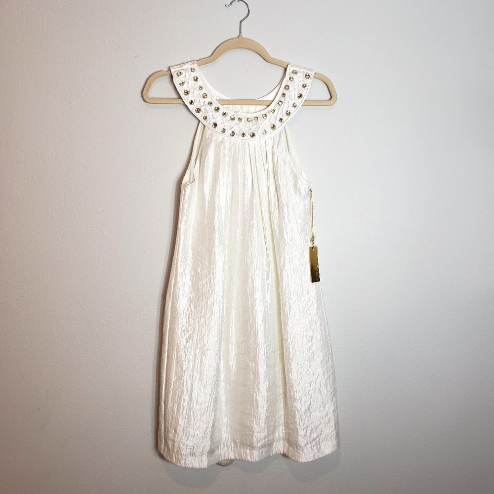 NWT! Alexia Admor Dress w/ Rhinestone Neckline